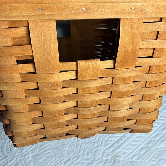 Longaberger Laundry Hand Woven Basket 1994 Vintage - Picture 6 of 13